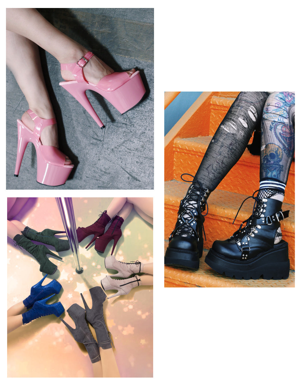 Sexyn High Heels Platform Boots