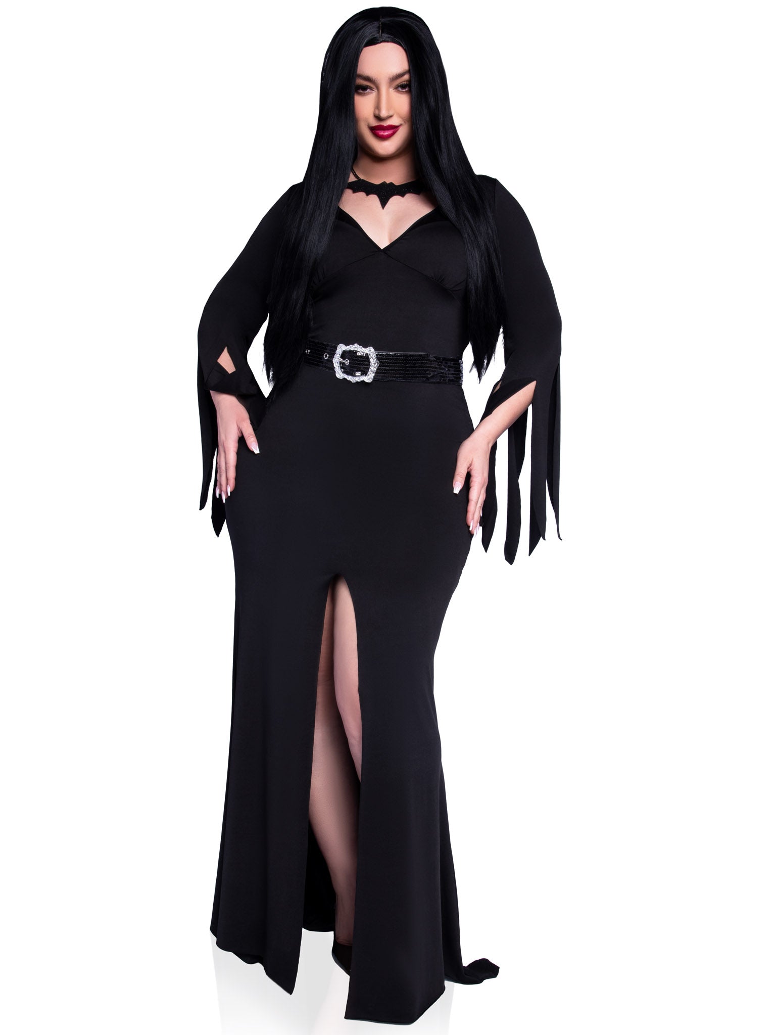 Leg Avenue Plus Size Immortal Mistress Elvira Costume Dress – Electrique Boutique Leg Avenue Plus Size Immortal Mistress Elvira Costume Dress – Electrique Boutique