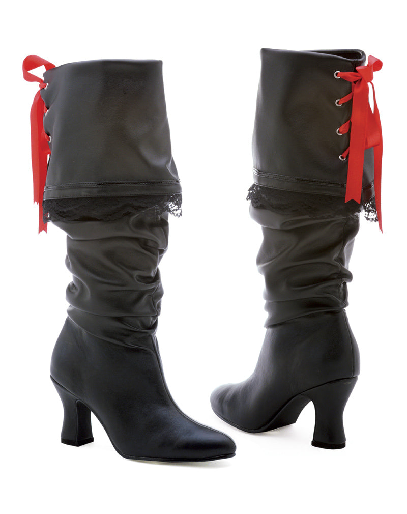 Ellie Shoes 253-MORGAN Women's Knee High Pirate Boots – Electrique