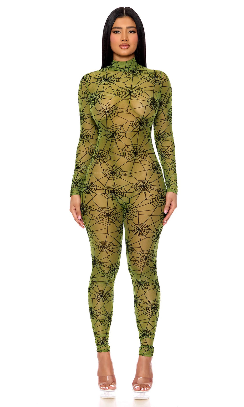 Spiderweb Jumpsuit Costume