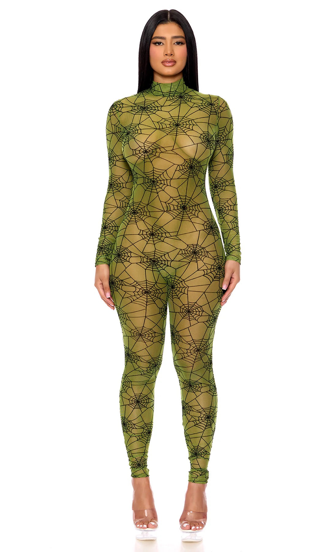Spiderweb Jumpsuit Costume