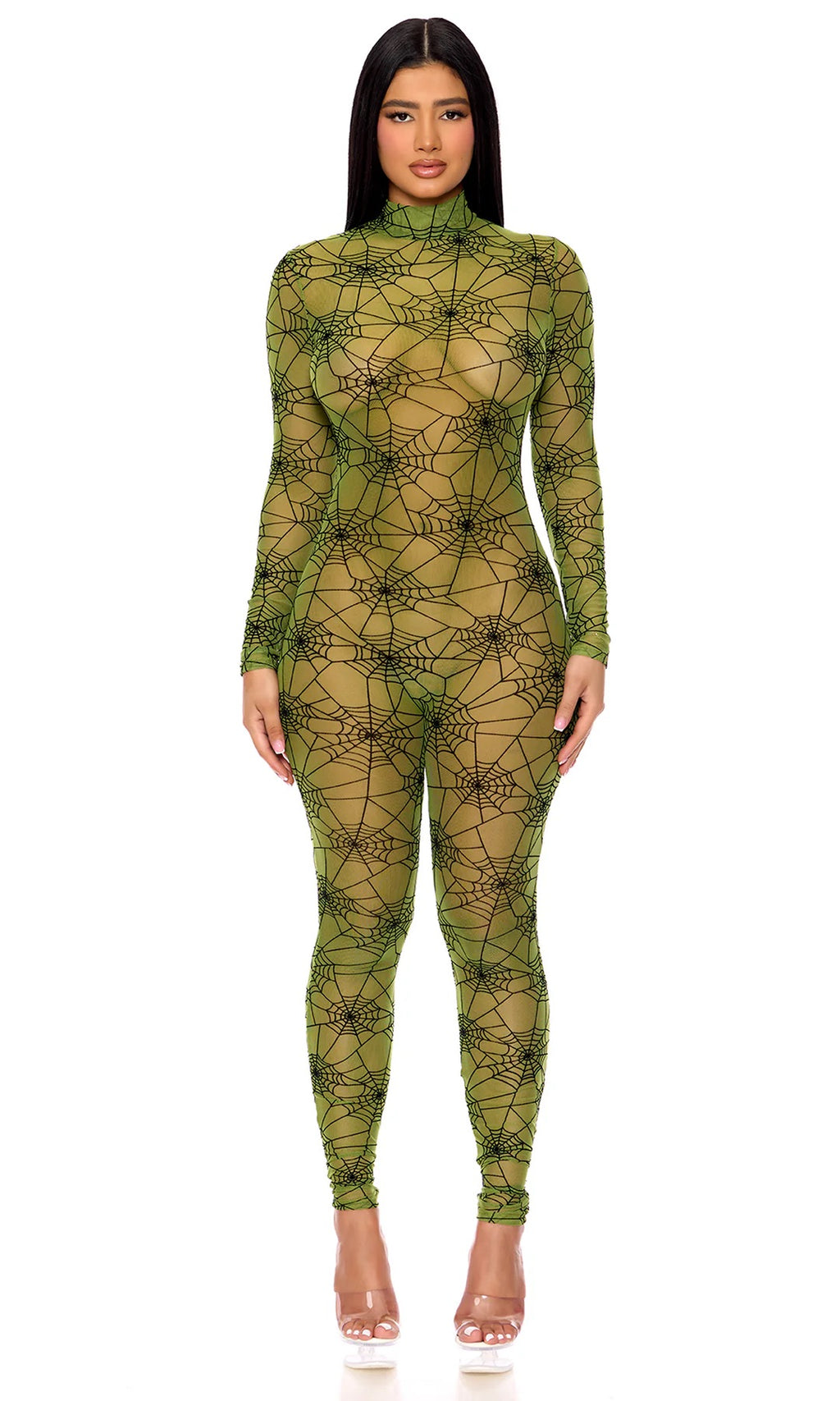 Spiderweb Jumpsuit Costume
