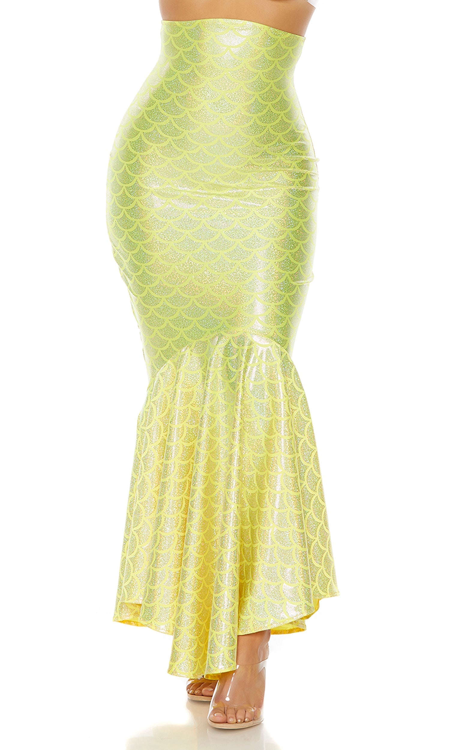 Neon Hologram Mermaid Skirt