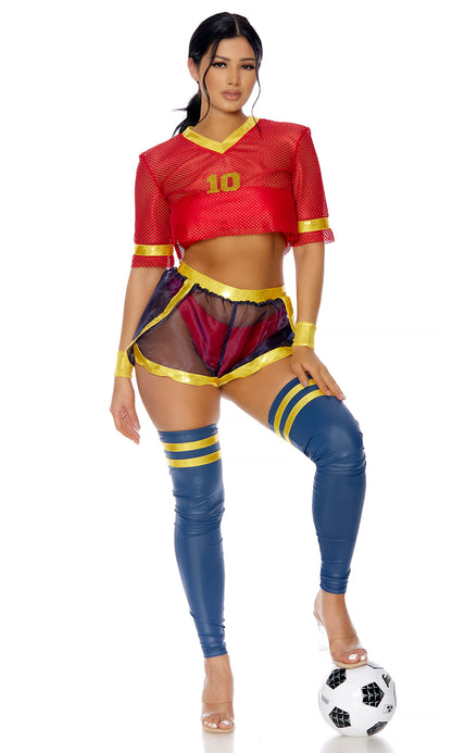 Goals Sexy Soccer Player Costume