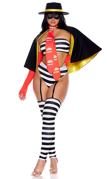Burger Bandit Sexy Character Costume