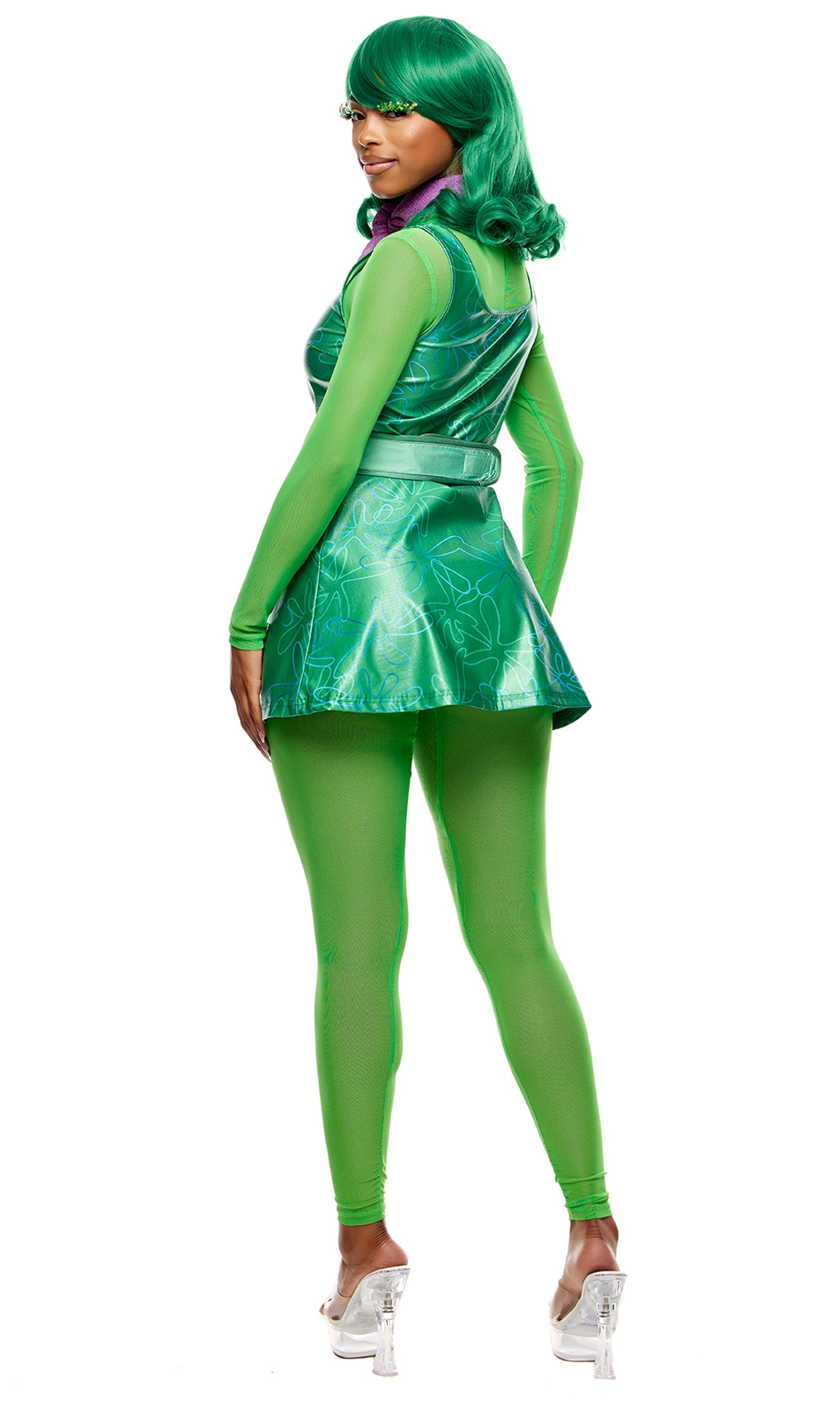 green disgust dress Amazon.com: CoserDepot Adult Green Costume Dress Cosplay Halloween Outfit 4Pcs Set for Women : Clothing, Shoes & Jewelry