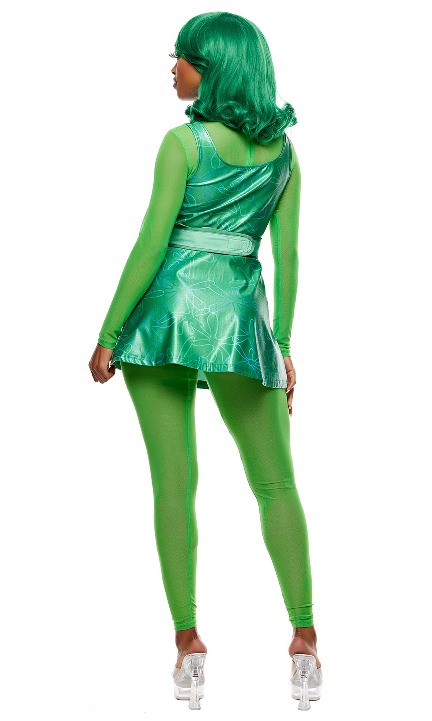 Disfraz Gótico Sexy De Personaje De Película Para Mujer - 5 Piezas, Talla S/M, 90% Poliéster 10% Elastano