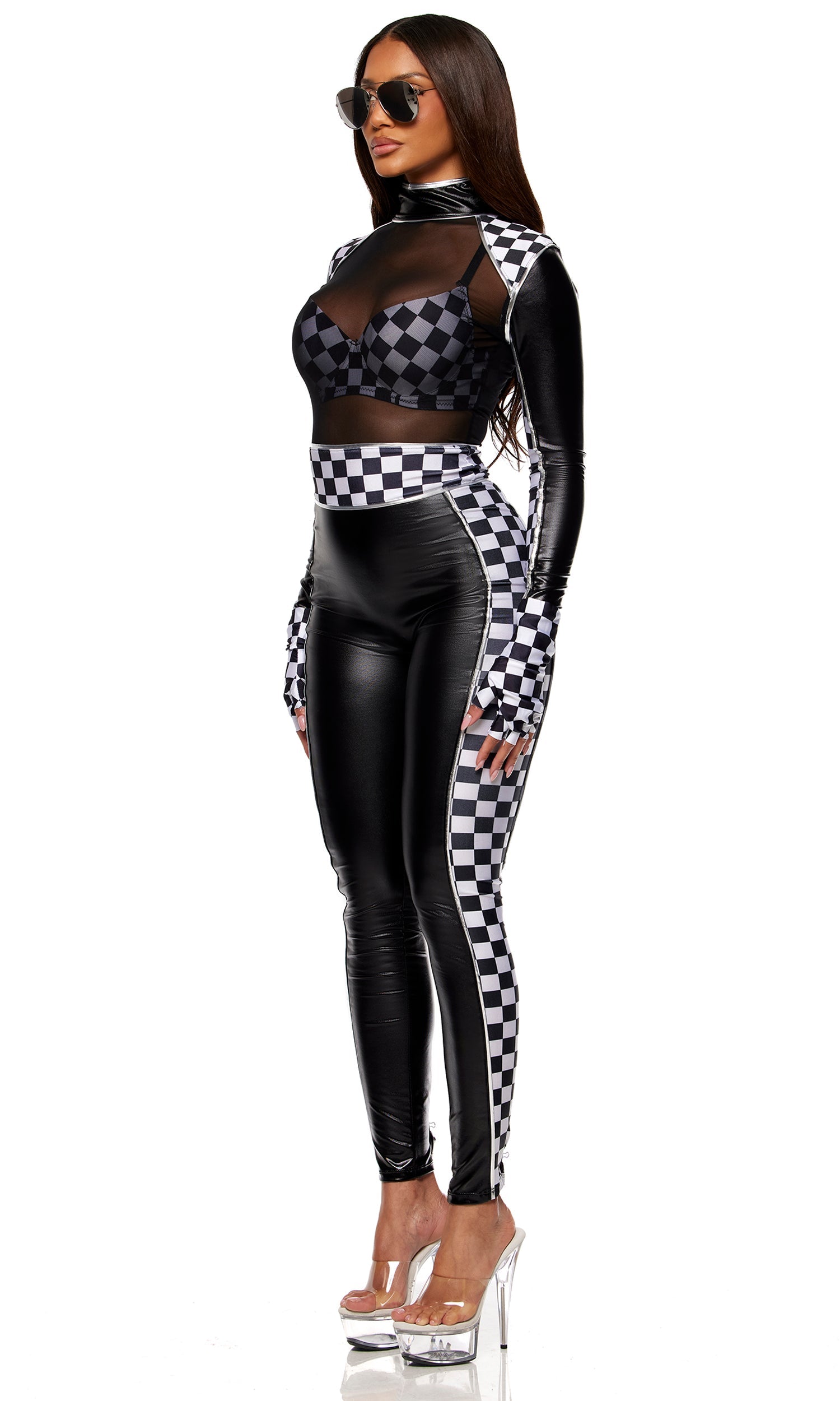 Finish Line Car Racer Costume for Women