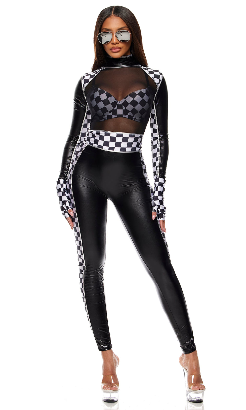Finish Line Car Racer Costume for Women