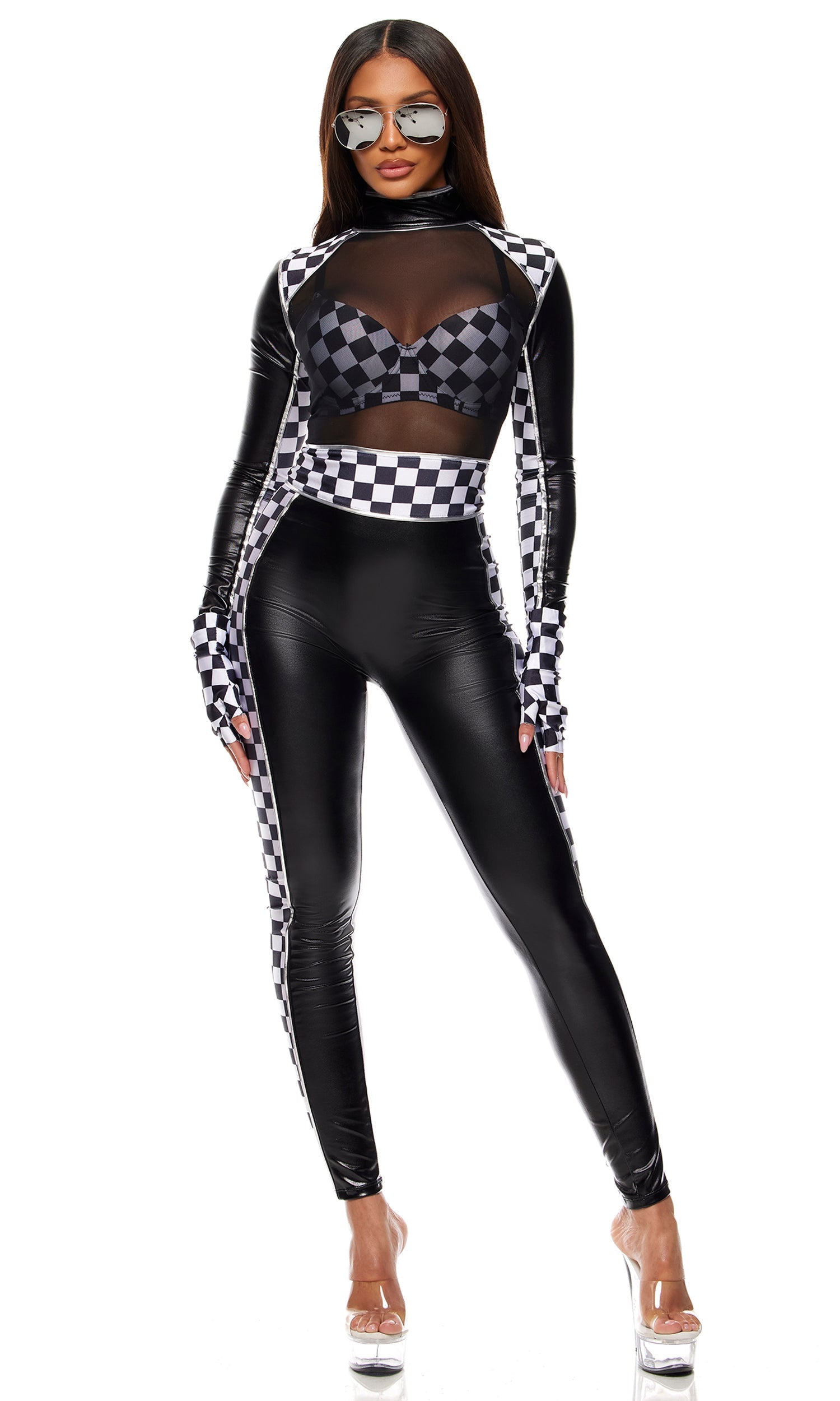 Finish Line Car Racer Costume for Women