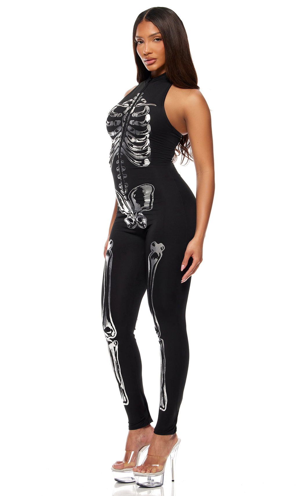 Flashy On The Inside Sexy Skeleton Costume