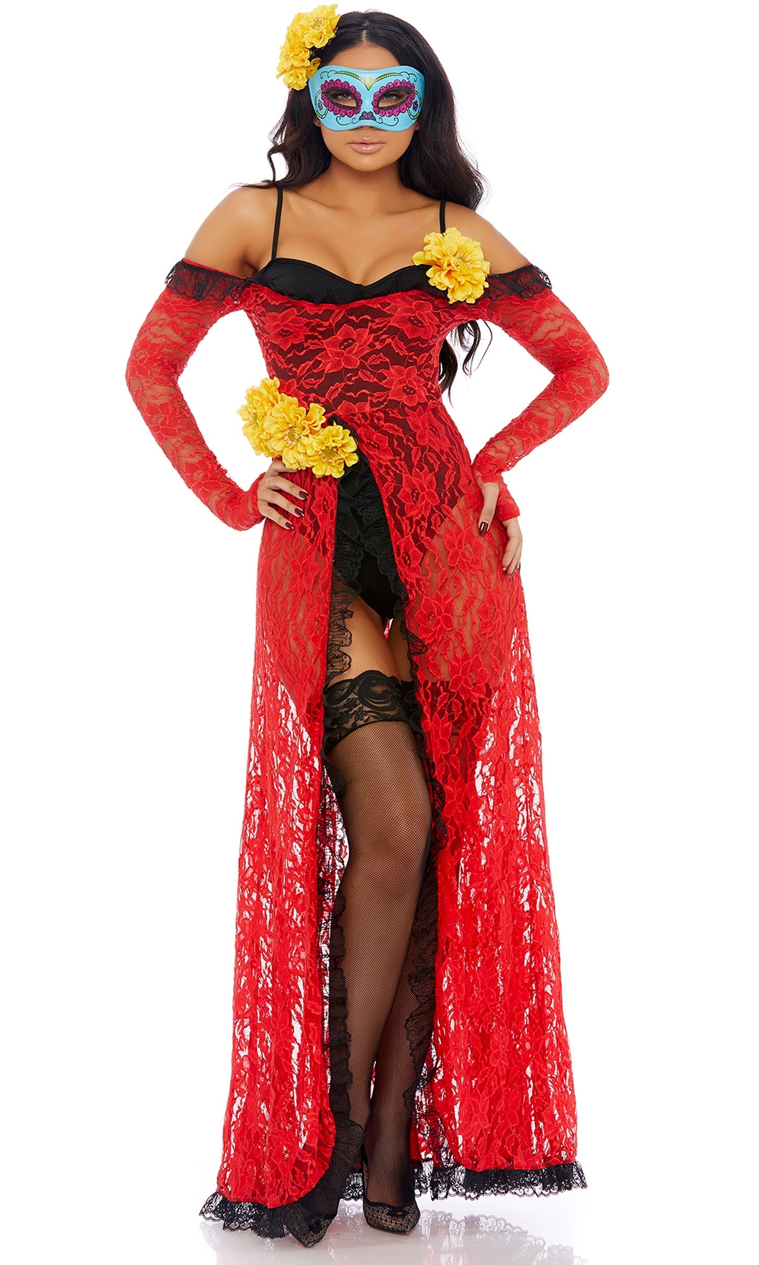 Reina De Muerte Movie Character Costume