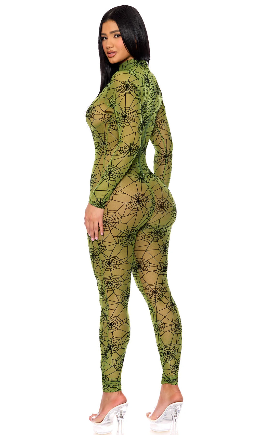 Spiderweb Jumpsuit Costume