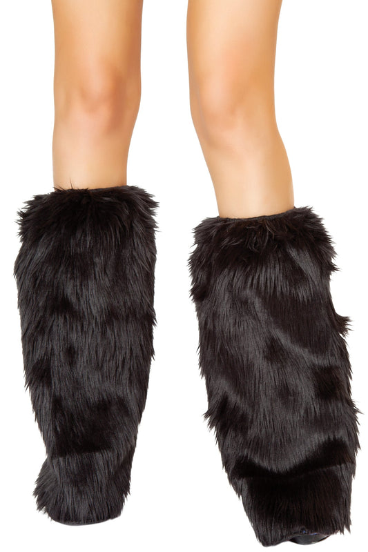 8003 - Basic Faux Fur Leg Warmers