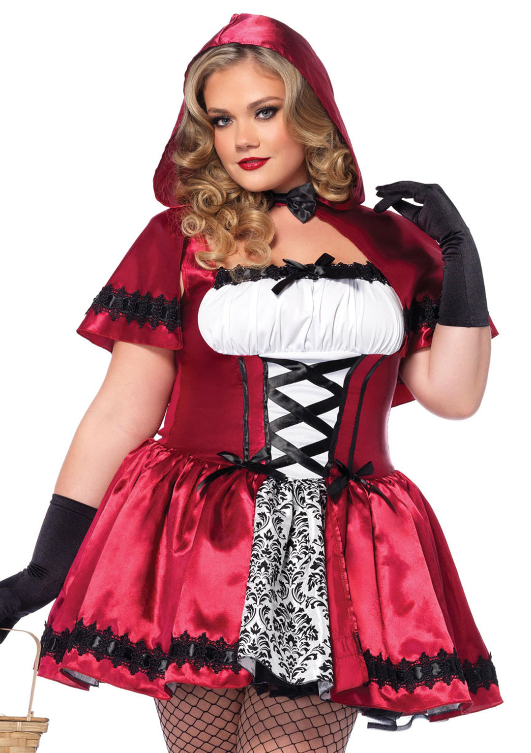 Plus Size Gothic Red Riding Hood Costume
