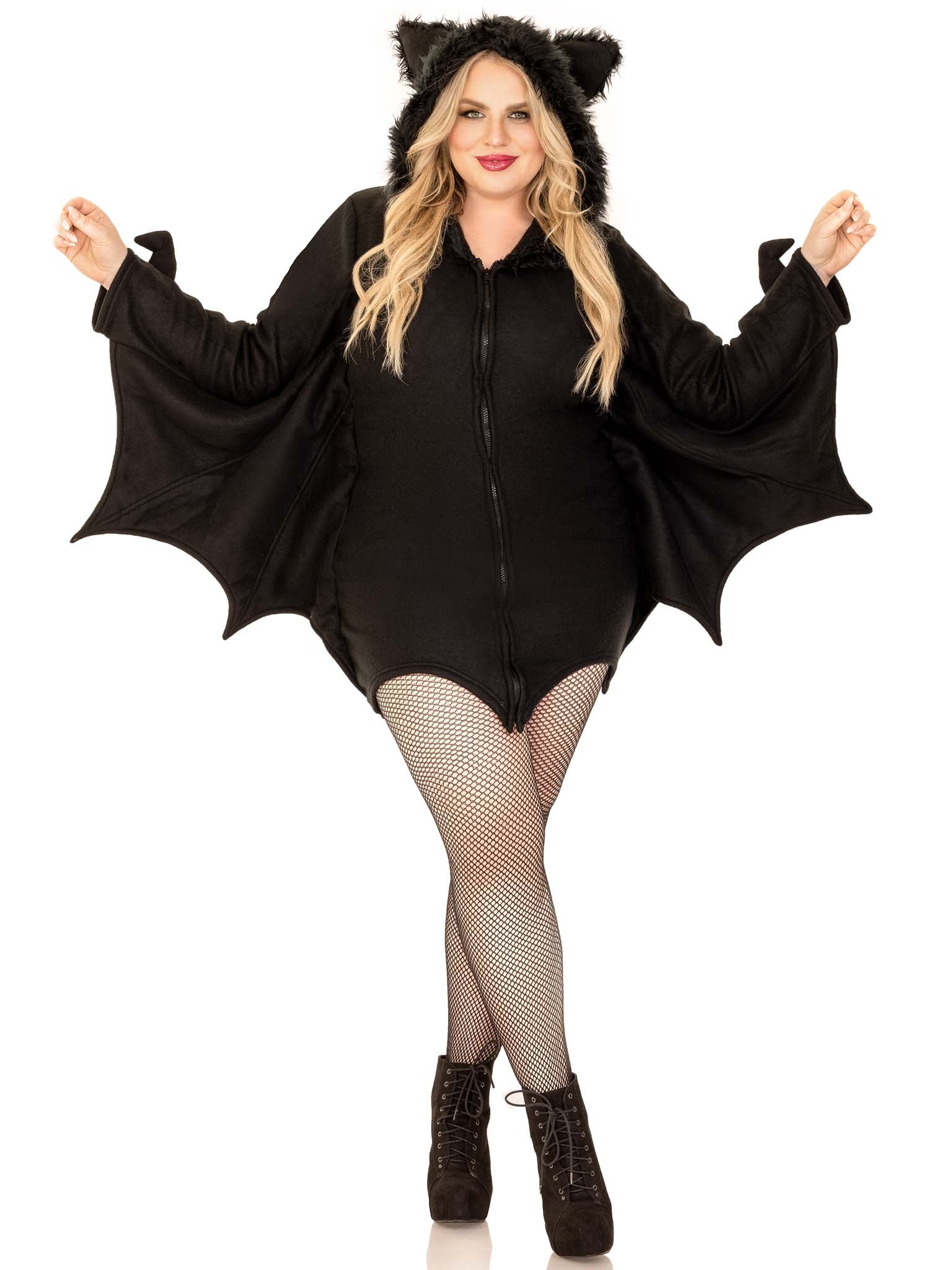 Plus Size Cozy Bat Costume