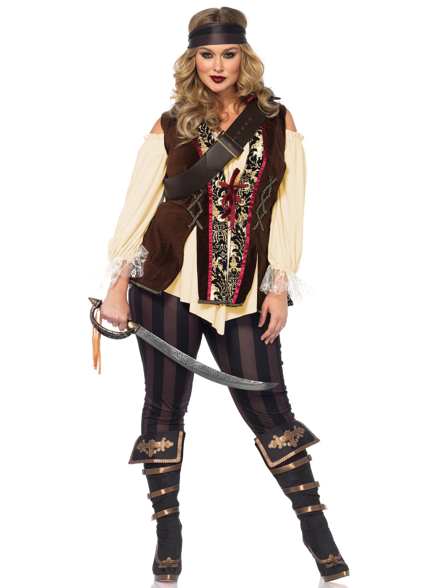 Plus Size Captain Blackheart Costume