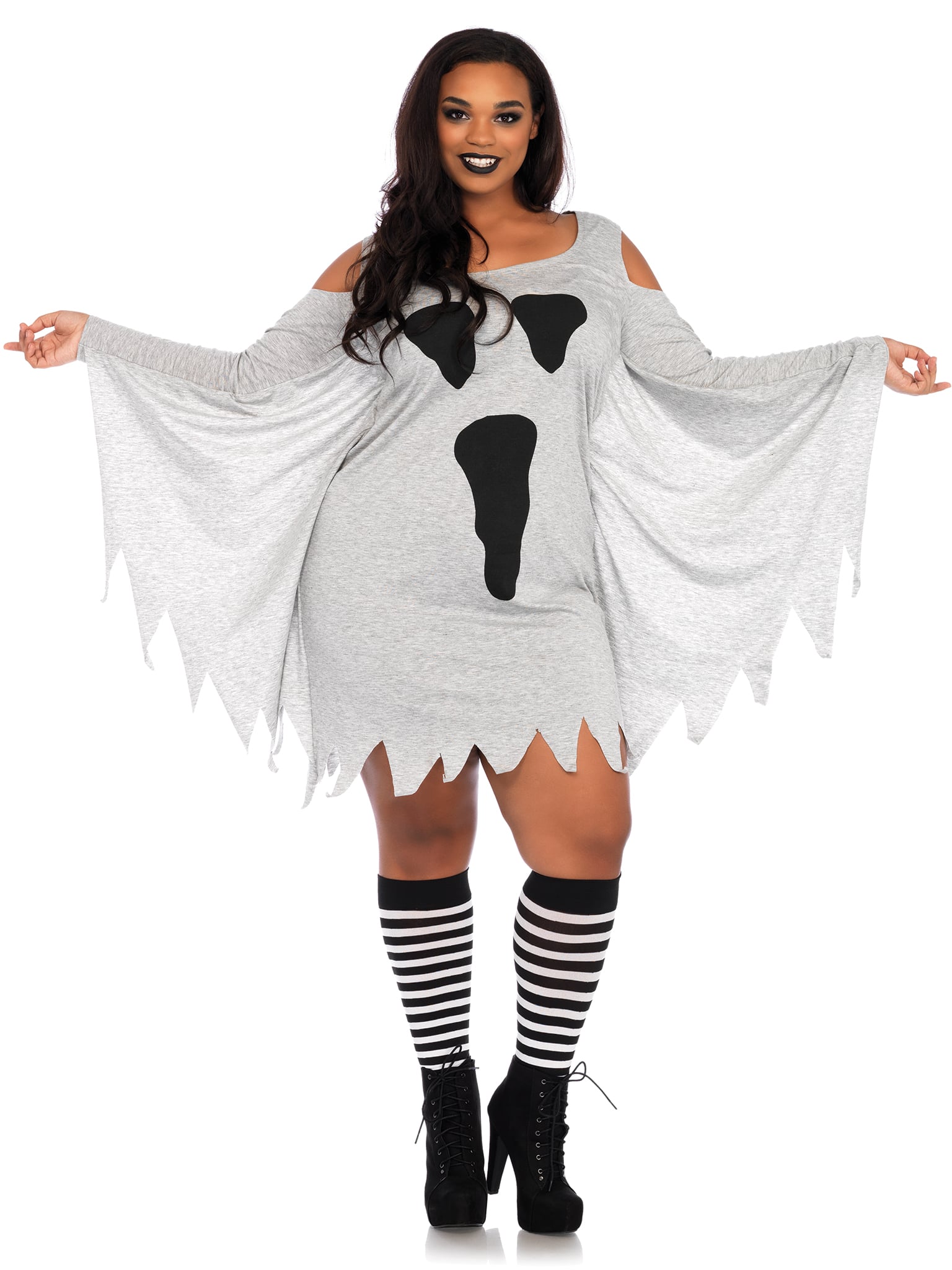 Plus Size Jersey Ghost Dress
