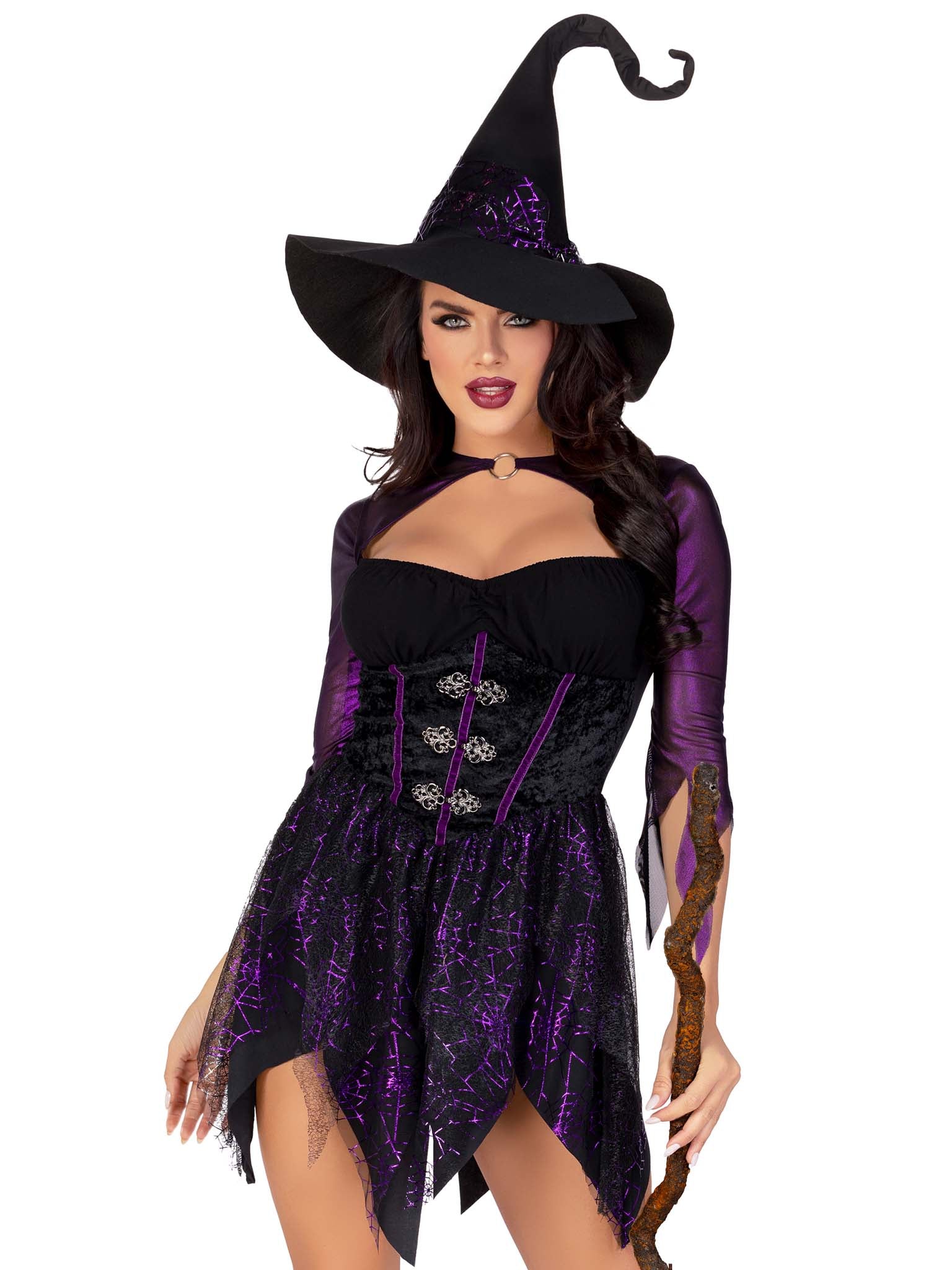 purple dress witch Leg Avenue Mystical Costume – Electrique Boutique Thats always fun Girl’s Witch Prestige Costume S