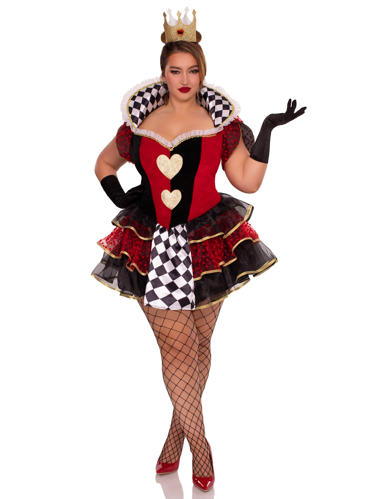 Plus Size Queen of Hearts Costume