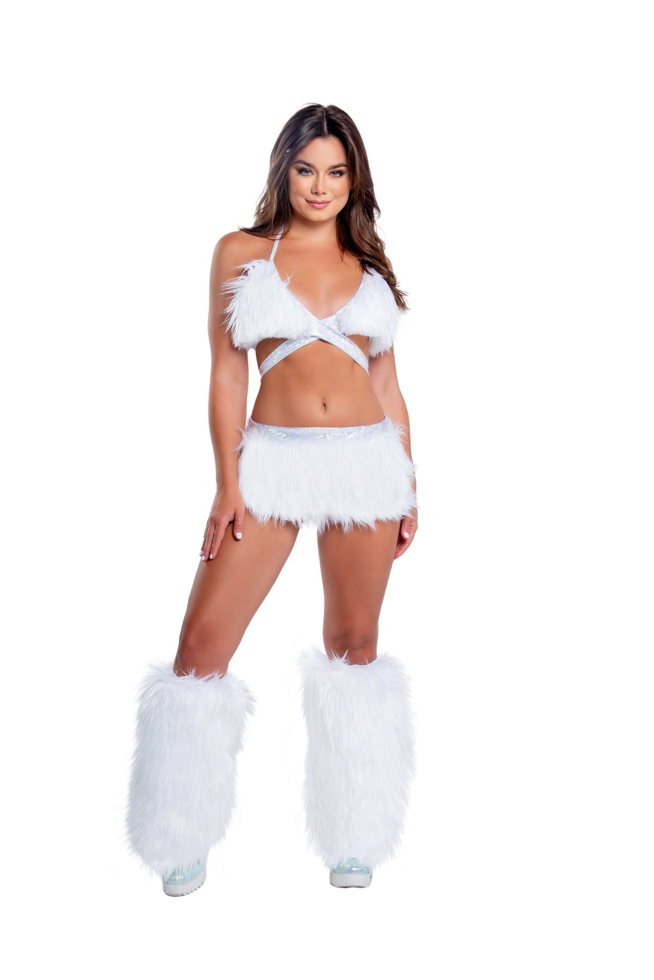 FF429 - Faux Fur Light-Up Legwarmers