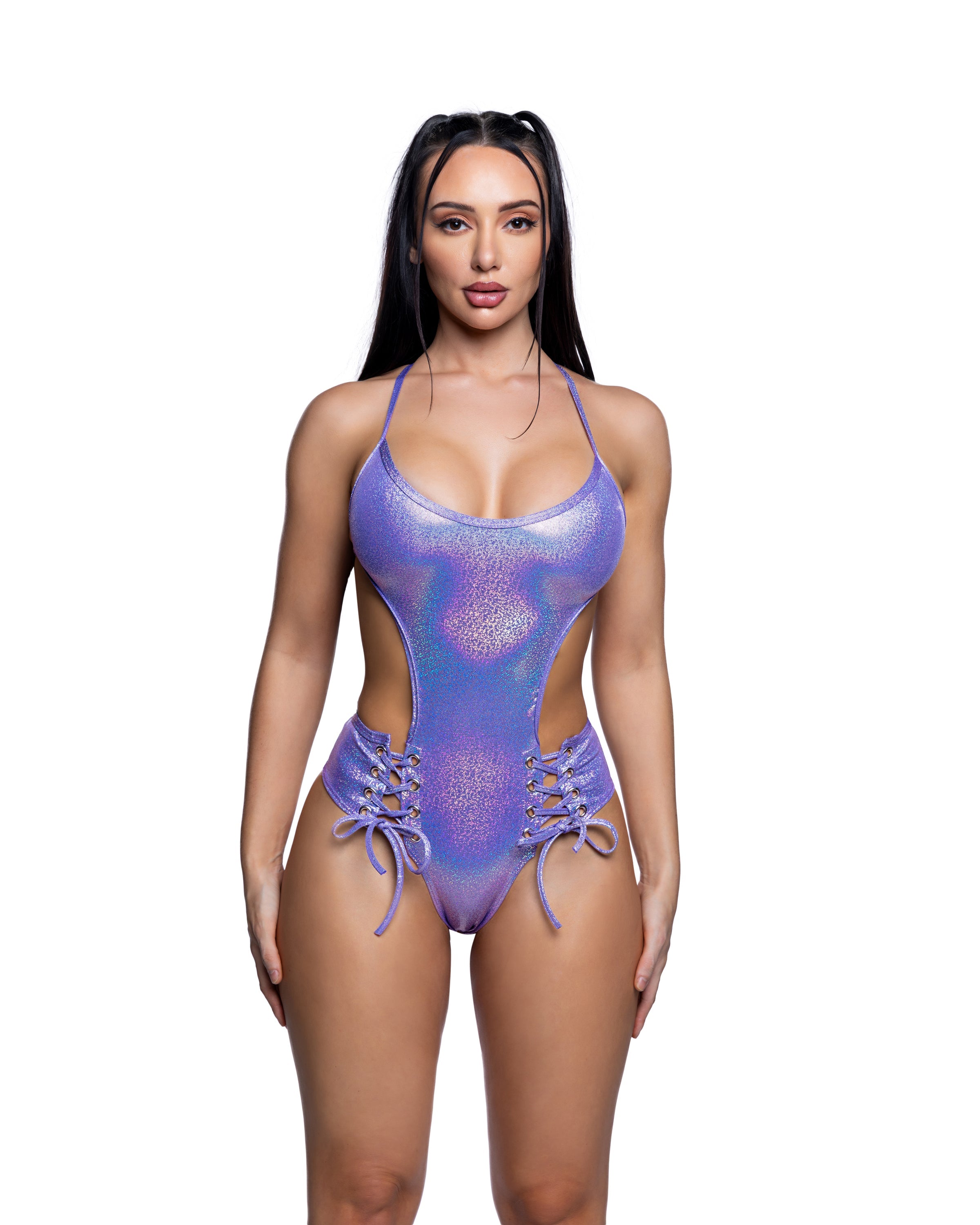 JR285 - Lace-up Bodysuit
