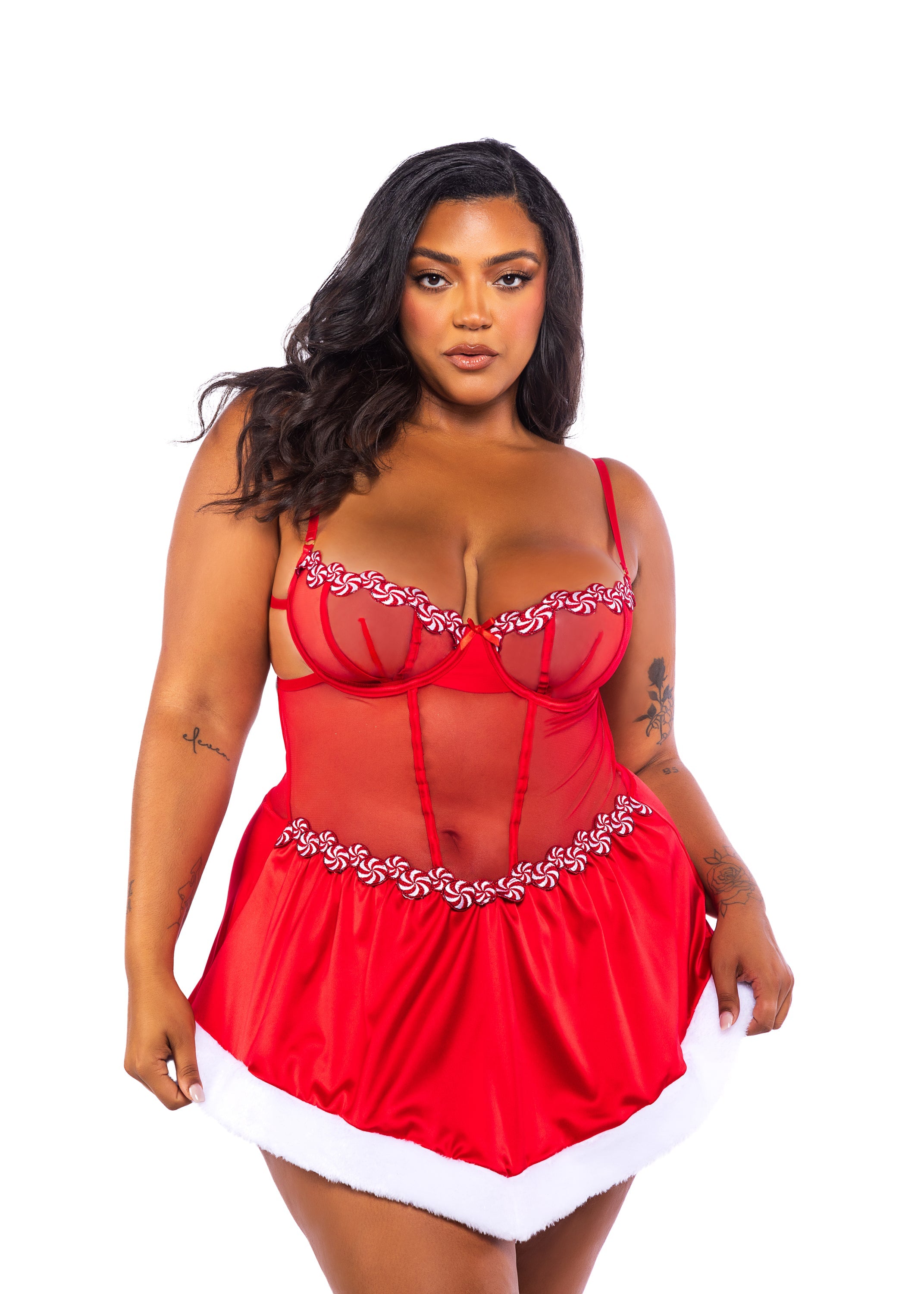 LI764 - Peppermint Kiss Babydoll
