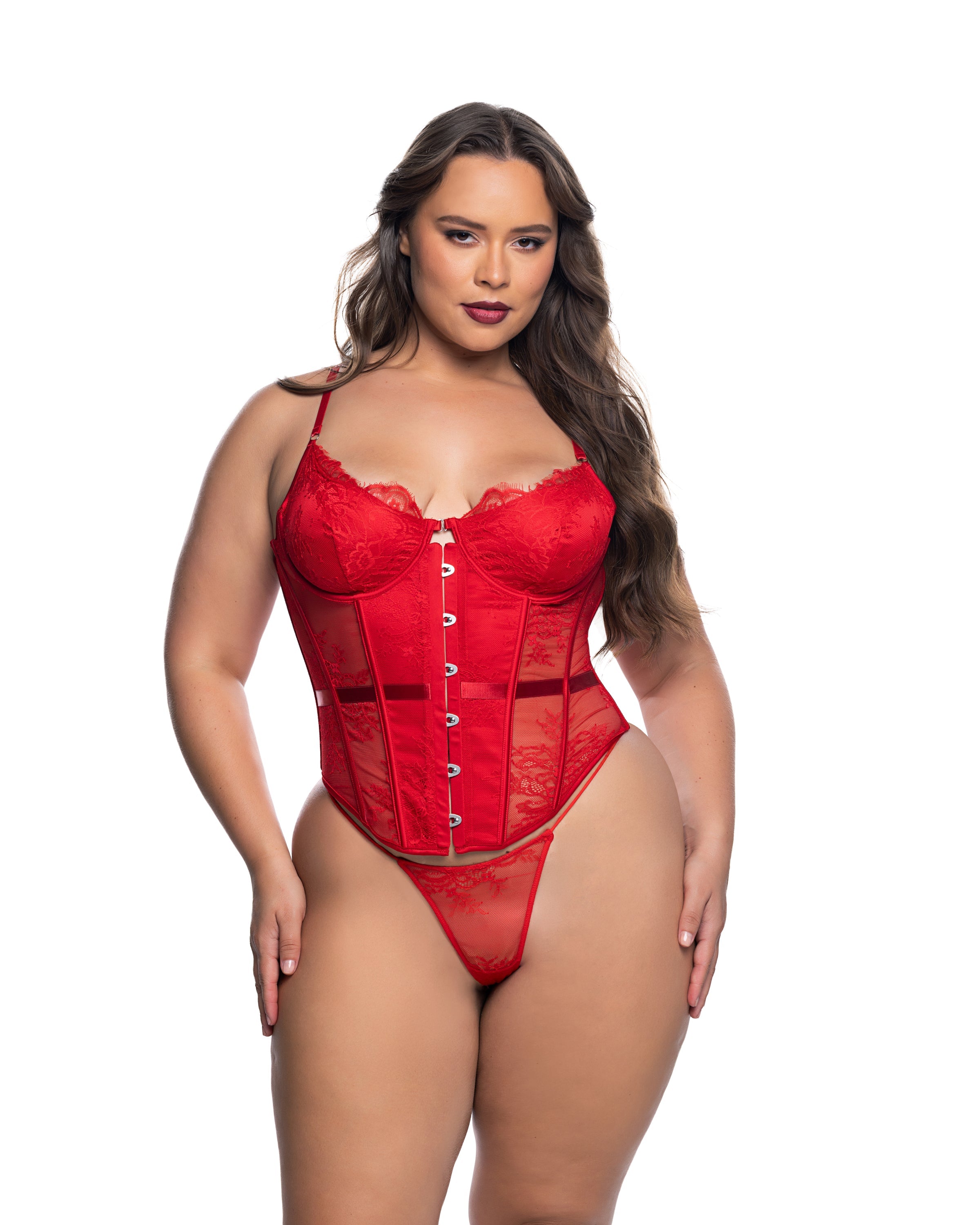 LI853 - Essentials Lace Corset