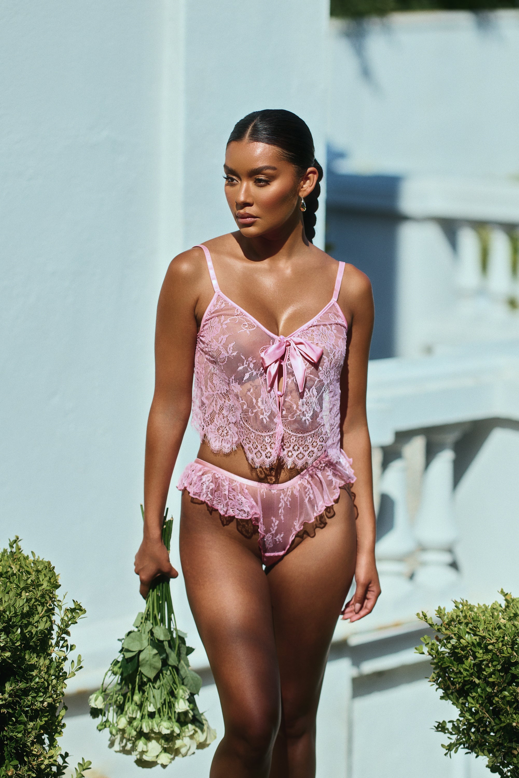 LI868 - Lace Essentials Cami 2-Piece Set