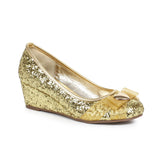 Women's Glitter Princess Shoe with Heart décor
