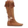 1" Heel Boot with fringe and poms.
