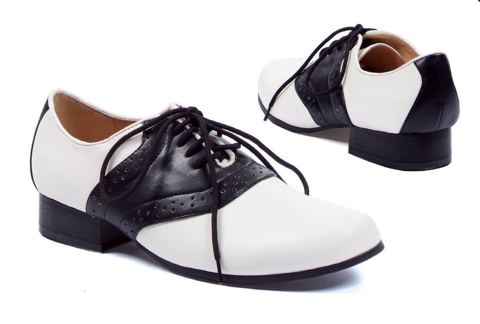 1" Heel Women Saddle Shoe.