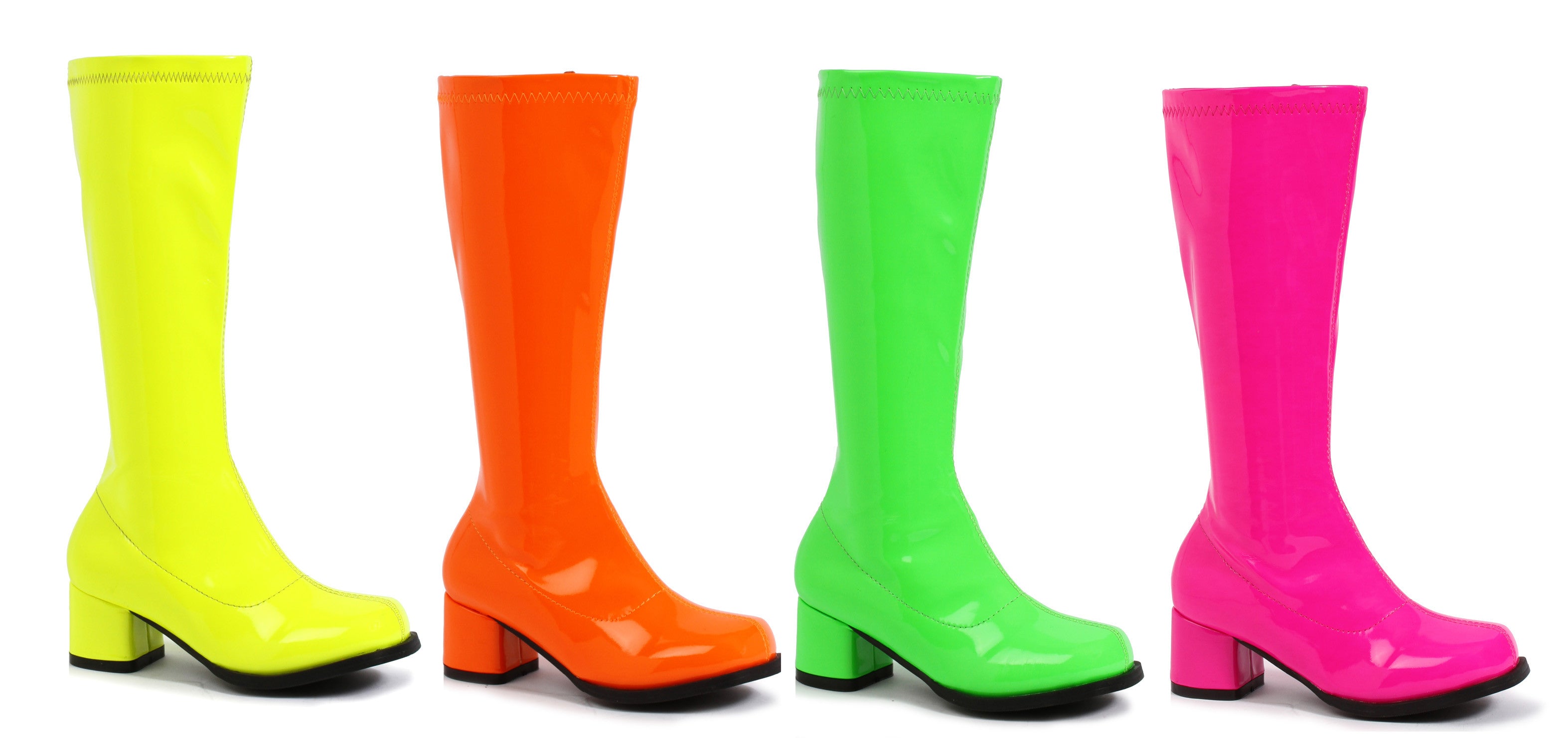 1.75" Heel Children's Neon Gogo Boot.