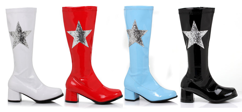 1.75" Heel Gogo Boot With Star. Children