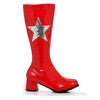 1.75" Heel Gogo Boot With Star. Children