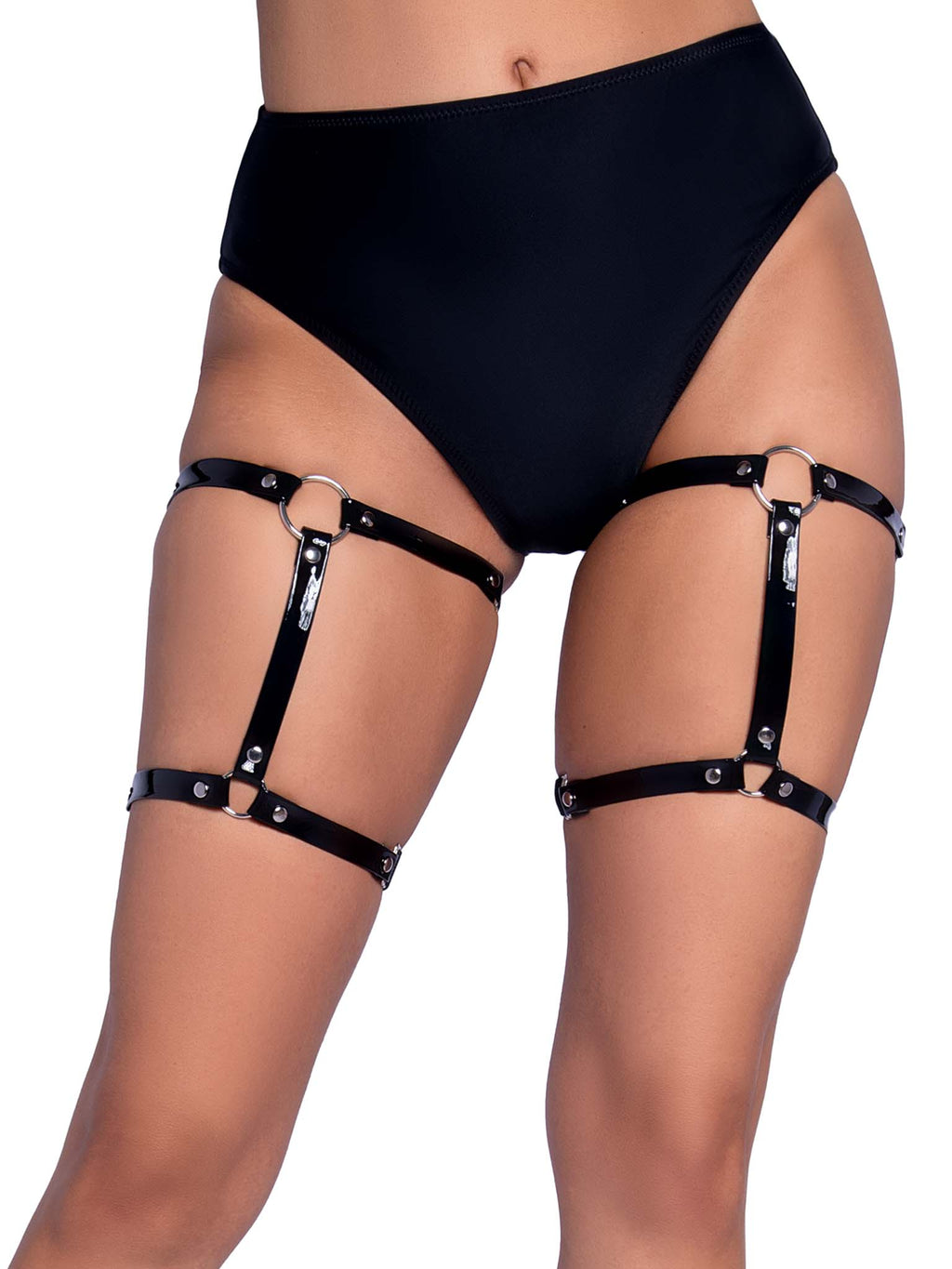 Leg Avenue Dual Strap Thigh Garters Electrique Boutique Leg Avenue Dual Strap Thigh Garters Electrique Boutique