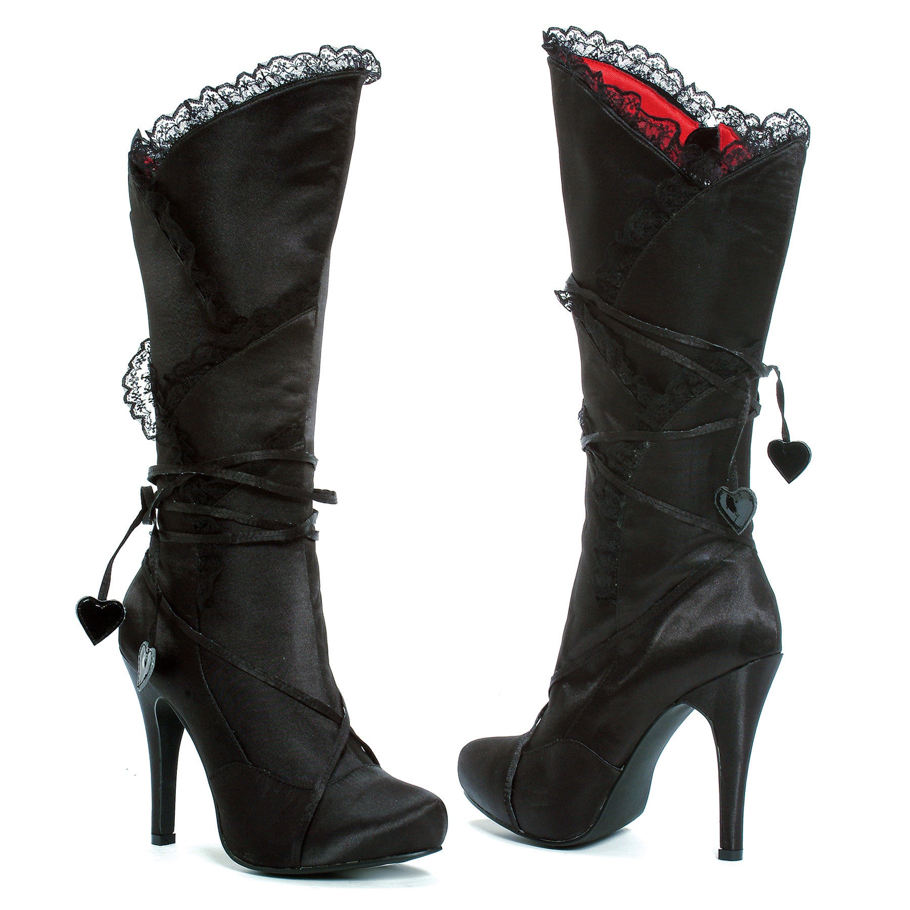 4" Satin Knee High Boot. Women