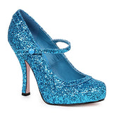 4 Glitter Mary Jane With 1Concealed Platform.