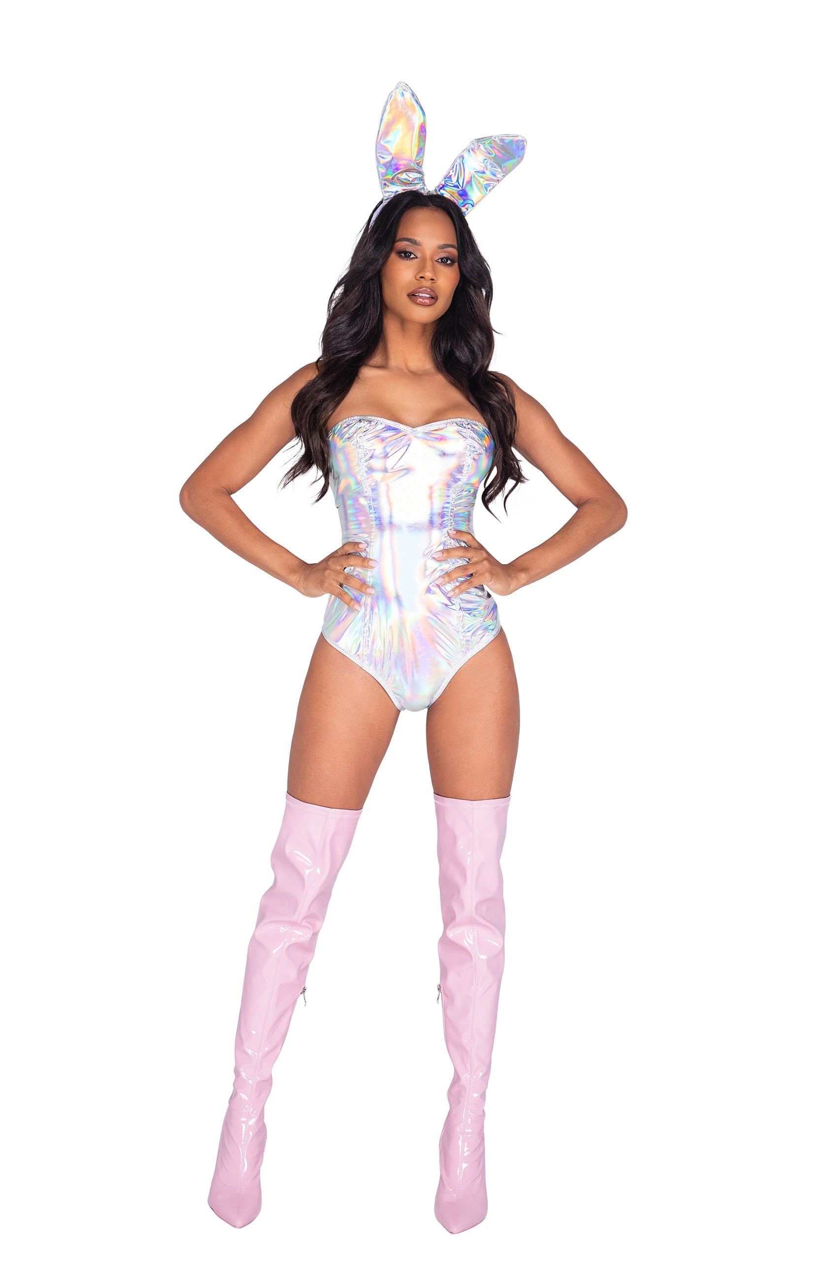 5051 - 2pc Holographic Bunny