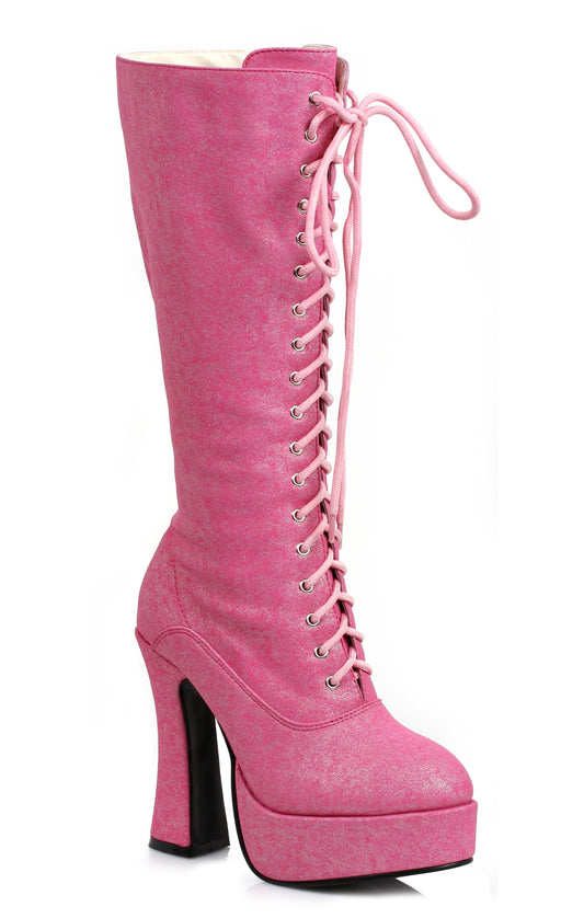 5 INCH SHIMMER LACE UP BOOT