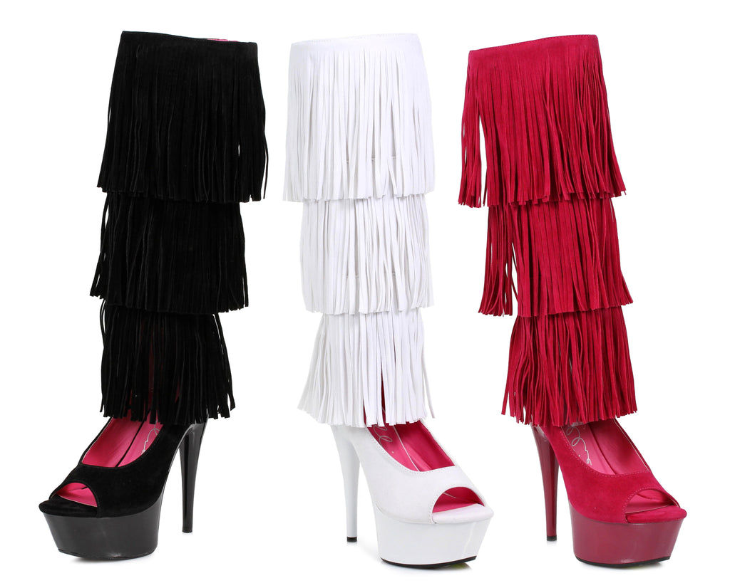 6" Heel Knee High Boots.