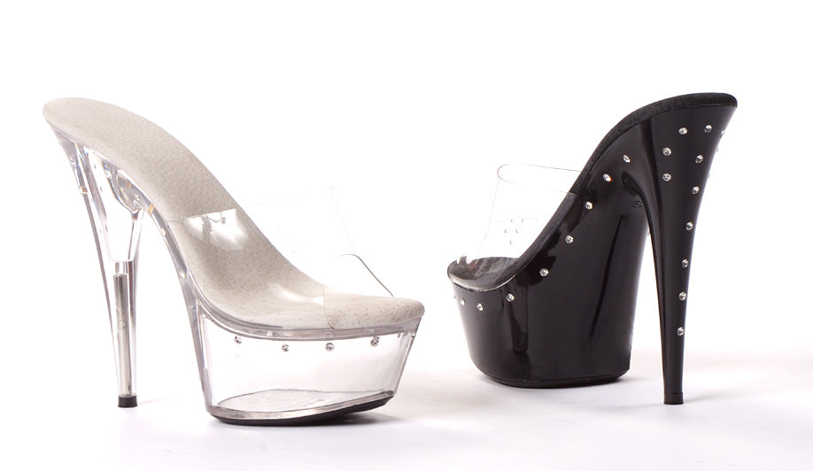 6" Heel W/ Rhinestones On Platform.