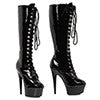 6" Pointed Stiletto Knee Boot W/Inner Zipper.