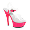 6" Neon Stiletto Sandal.