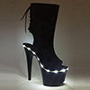 7" Heel Ankle Boots With LED Platform