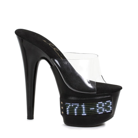 7" Pointed Stiletto Mule LED