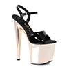 8" Stiletto W Rose Gold Platform
