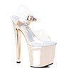 8" Stiletto W Rose Gold Platform