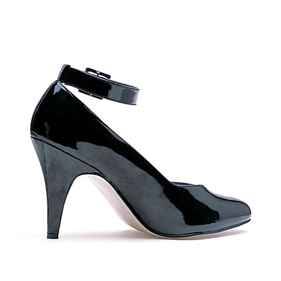 4" Heel "D" Width Pumps. W/Ankle Strap.