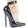 6" Heel Fetish Pump W/ Lock & Key.